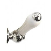 Ручка управления Devon&Devon IB1042CPMUSA хром/белый