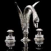 Смеситель для раковины Devon&Devon Excelsior Swan EXC-SW100NK никель