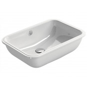 Раковина GSI CLASSIC 724311 55x38 встраиваемая с переливом, цвет белый