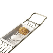 Полка для ванны Devon&Devon Grace GR14NK белый/никель