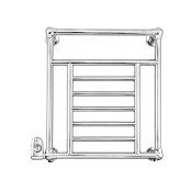 Полотенцесушитель электрический Devon&Devon Jupiter PRJ3CRELSX/CR хром