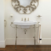 Консоль под раковину Devon&Devon New Etoile DENEWETOILENKS никель