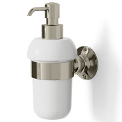 Дозатор для жидкого мыла Devon&Devon New York NY130NK никель/белый