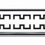 Декоративная решетка Tece drainline royal 601540 серебро