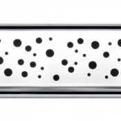 Декоративная решетка Tece drainline drops 600930 серебро