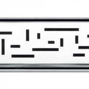 Декоративная решетка Tece drainline lines 600920 сатин