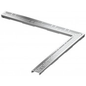 Декоративная решетка Tece drainline basic 611010 серебро