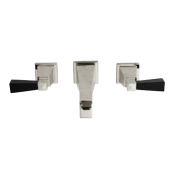 Смеситель для раковины Devon&Devon Vip Time 2VPTIME233MNKSANE никель сатинированный/черный хрусталь