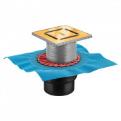 Душевой трап Berges Zentrum Norma 092463 150х150 золото глянец