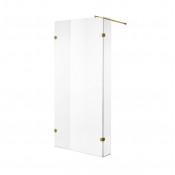 Душевая перегородка Niagara Nova NG-642-90GOLD 90х195 золото, стекло прозрачное