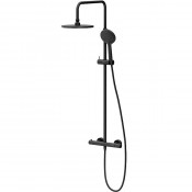 Душевая система Damixa Jupiter 977730300 черный матовый