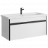 Тумба с раковиной Aqwella Urban URB0110W/Фостер 100 белый