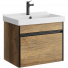 Тумба с раковиной Aqwella Urban URB0106DB/FST60SLWB01 дуб балтийский