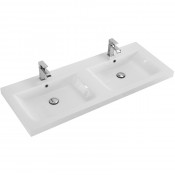 Раковина двойная Cezares Eco CZR-1200/480-2-LV-MR-ECO белый