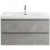 Тумба под раковину Cezares Molveno MOLVENO-90-2C-SO-BET подвесная beton