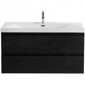 Тумба под раковину Cezares Molveno MOLVENO-80-2C-SO-NR подвесная nero