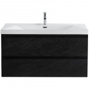 Тумба под раковину Cezares Molveno MOLVENO-90-2C-SO-NR подвесная nero