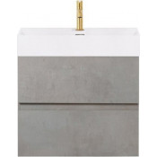 Тумба под раковину Cezares Molveno 46 MOLVENO 46-60-2C-SO-BET подвесная beton