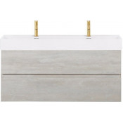 Тумба под раковину Cezares Molveno 46 MOLVENO 46-120-2C-SO-2-LB подвесная legno bianco