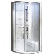 Передние стекла Aquanet Malibu 164525 86х86 хром/тонированное