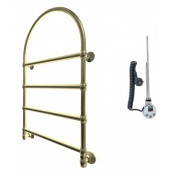 Электрический полотенцесушитель Bronze de Luxe Лира 800х500 бронза