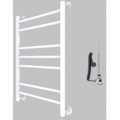 Электрический полотенцесушитель Bronze de Luxe Декор 800х500 белый