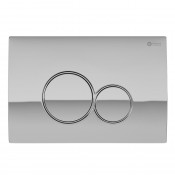 Клавиша смыва Point Виктория PN44061С ABS пластик Матовый хром / хром