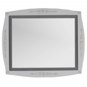 Зеркало Aquanet Виктория 183926 90х81 белый/золото