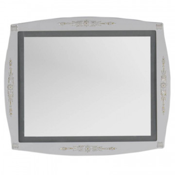 Зеркало Aquanet Виктория 183926 90х81 белый/золото