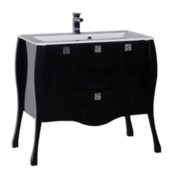 Тумба под раковину Aquanet Мадонна 164927 90 черный
