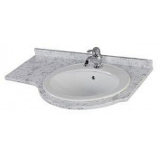 Столешница Aquanet Марсель 174217 90 правая серый