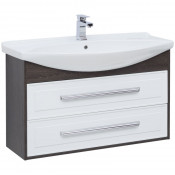 Тумба с раковиной Aquanet Остин 212633 105 дуб кантербери/белый