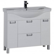 Тумба под раковину Aquanet Сити 100 173234 белая