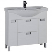 Тумба под раковину Aquanet Сити 90 173384 белая