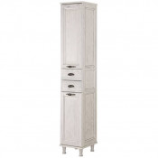 Шкаф-пенал Aquanet Тесса 35 L 188028 жасмин/серебро