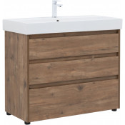 Тумба под раковину Aquanet Nova Lite 302480 100 дуб рустикальный