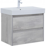 Тумба под раковину Aquanet Nova Lite 287875 75 дуб белый