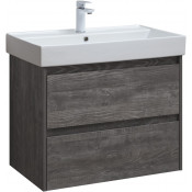 Тумба под раковину Aquanet Nova Lite 287890 75 дуб серый