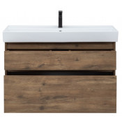 Тумба с раковиной Aquanet Nova Lite 291828 100 дуб рустикальный