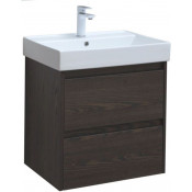 Тумба с раковиной Aquanet Nova Lite 305234 60 дуб черный