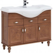 Тумба с раковиной Aquanet Амелия 235643 S 105 орех