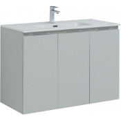 Тумба с раковиной Aquanet Алвита New 277532/254365 100 серый