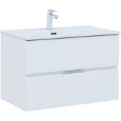 Тумба под раковину Aquanet Алвита New 277514 80 белый матовый