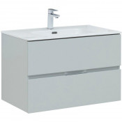 Тумба под раковину Aquanet Алвита New 277516 80 серый