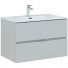 Тумба с раковиной Aquanet Алвита New 277516/254364 80 серый