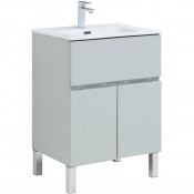 Тумба под раковину Aquanet Алвита New 277548 60 серый