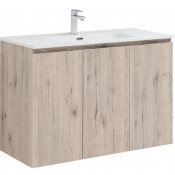 Тумба под раковину Aquanet Алвита New 303916 90 дуб веллингтон/белый