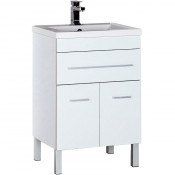 Тумба с раковиной Aquanet Верона 213028 58 белый