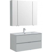 Комплект мебели Aquanet Алвита New 274528 100 серый