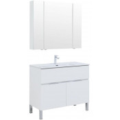 Комплект мебели Aquanet Алвита New 274184 100 белый матовый